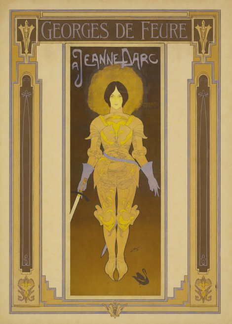 Georges de Feure À Jeanne D'arc No3 - Juliste