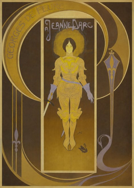Georges de Feure À Jeanne D'arc No6 - Juliste
