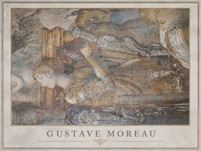 Gustave Moreau Study for the Triumph of Death No1 - Juliste
