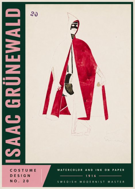 Isaac Grünewald Costume Design No. 20 No4 - Juliste