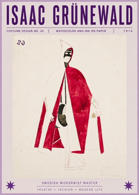 Isaac Grünewald Costume Design No. 20 No6 - Juliste