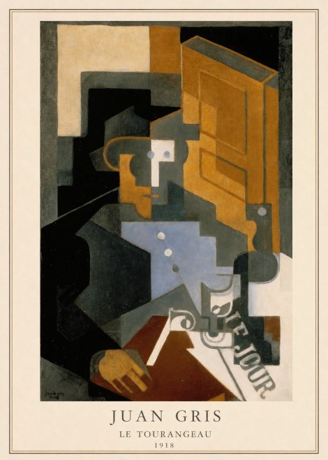 Juan Gris Le Tourangeau No4 - Juliste