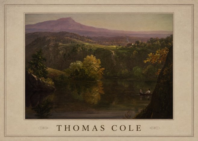 Thomas Cole View of the Catskill Mountains, Early Autumn No1 - Juliste