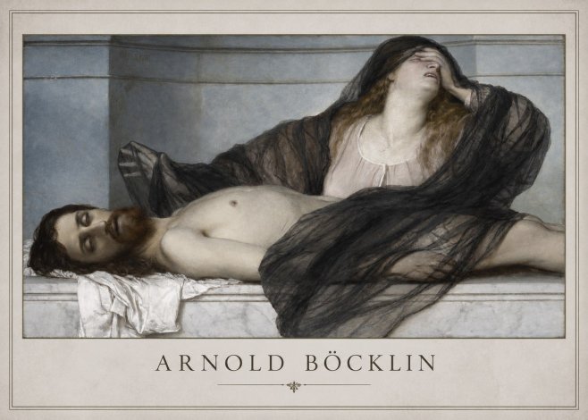 Arnold Böcklin Marie Magdalene No1 - Juliste