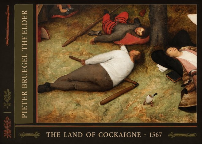 Pieter Bruegel The Land of Cockaigne I No2 - Juliste
