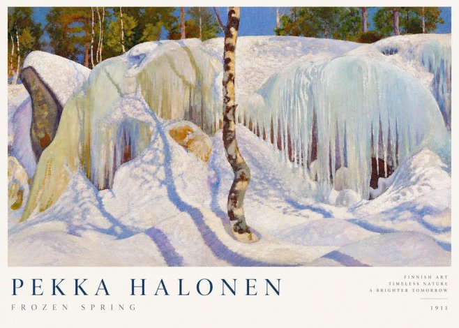 Pekka Halonen Frozen Spring No3 - Juliste