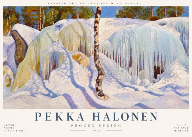 Pekka Halonen Frozen Spring No6 - Juliste