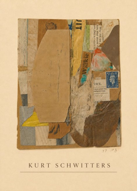 Kurt Schwitters Abstract Merz Collage No4 - Juliste