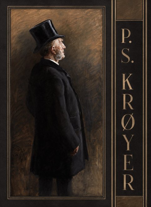 P.S. Krøyer Portrait of a Man in a Top Hat No2 - Juliste