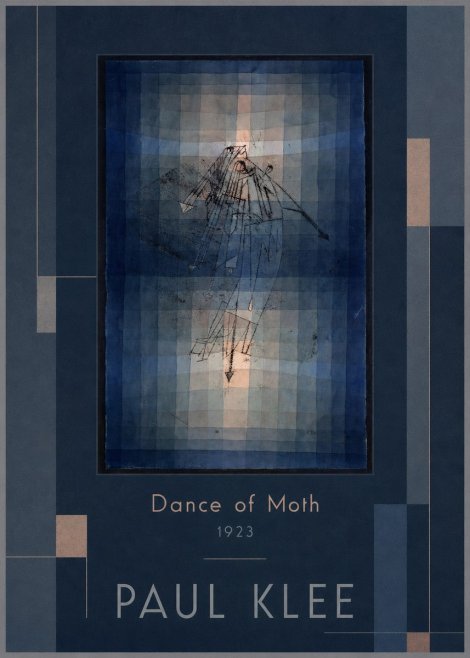 Paul Klee Dance of Moth No1 - Juliste