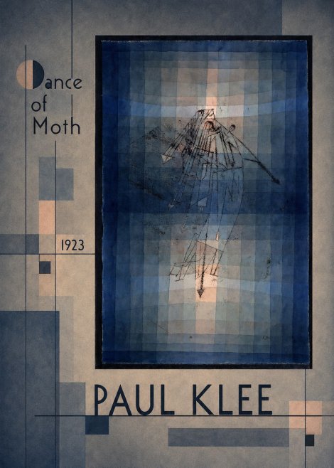 Paul Klee Dance of Moth No2 - Juliste