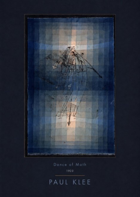 Paul Klee Dance of Moth No5 - Juliste