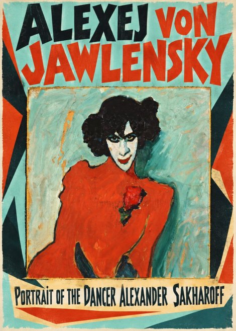 Alexej von Jawlensky Portrait of the Dancer Alexander Sakharoff No4 - Juliste