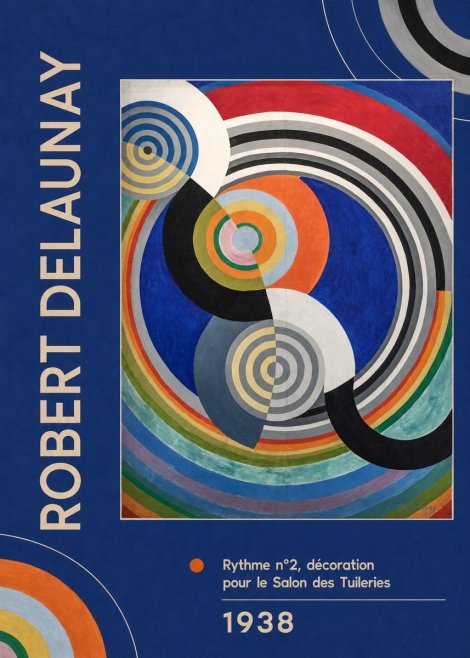 Robert Delaunay Rythme N°2, Décoration Pour Le Salon Des Tuileries No2 - Juliste
