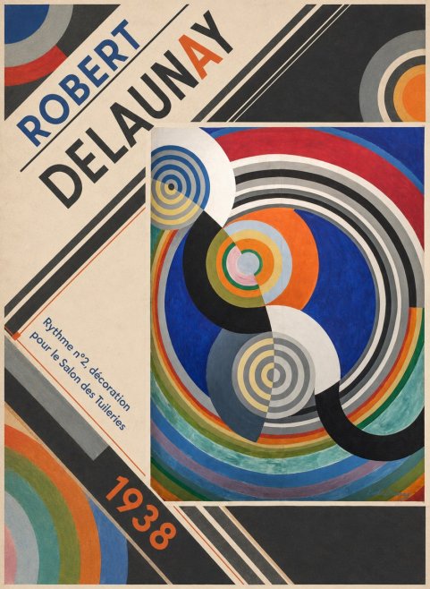 Robert Delaunay Rythme N°2, Décoration Pour Le Salon Des Tuileries No4 - Juliste