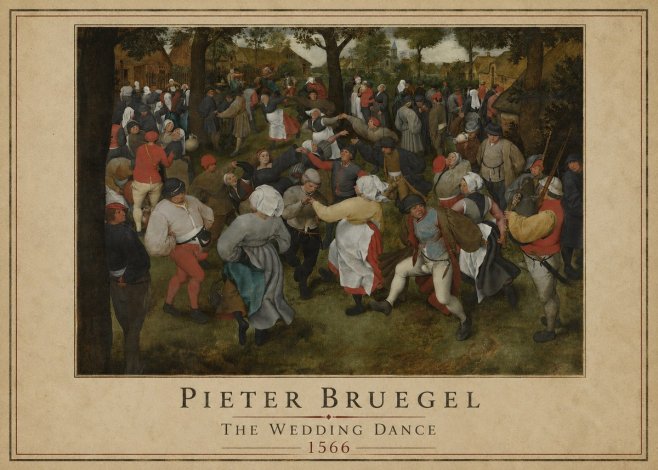 Pieter Bruegel The Wedding Dance I No1 - Juliste