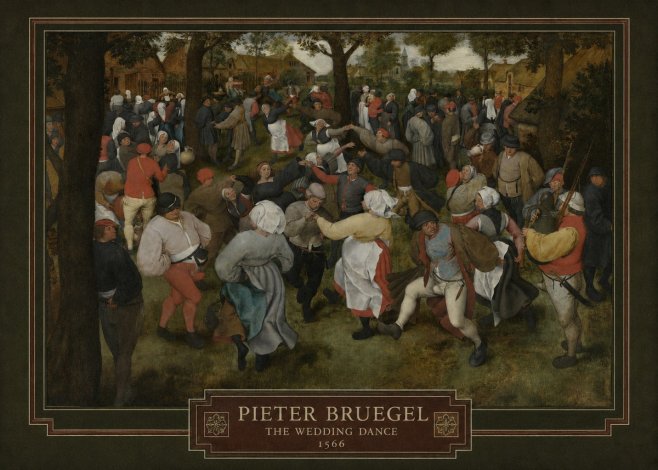 Pieter Bruegel The Wedding Dance I No3 - Juliste