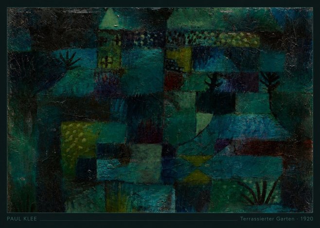 Paul Klee Terrassierter Garten No4 - Juliste