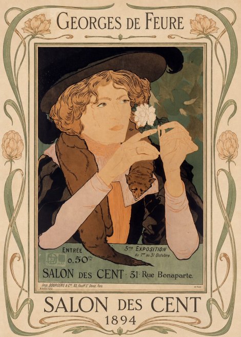 Georges de Feure Salon Des Cent - 1894 No1 - Juliste