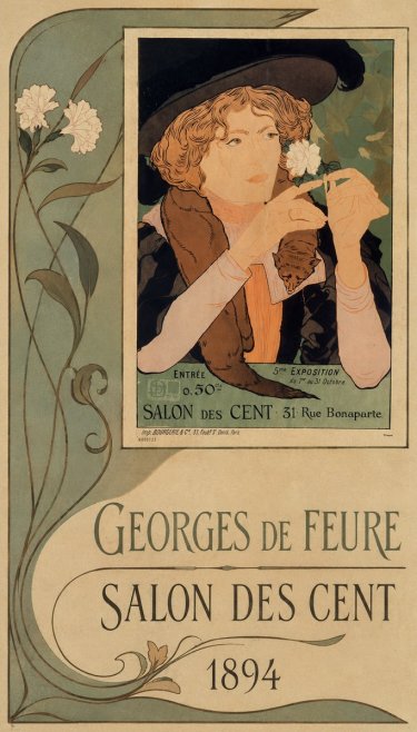 Georges de Feure Salon Des Cent - 1894 No2 - Juliste