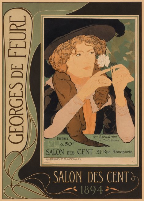 Georges de Feure Salon Des Cent - 1894 No3 - Juliste