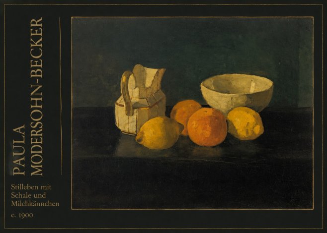 Paula Modersohn-Becker Stilleben Mit Schale Und Milchkännchen No2 - Juliste