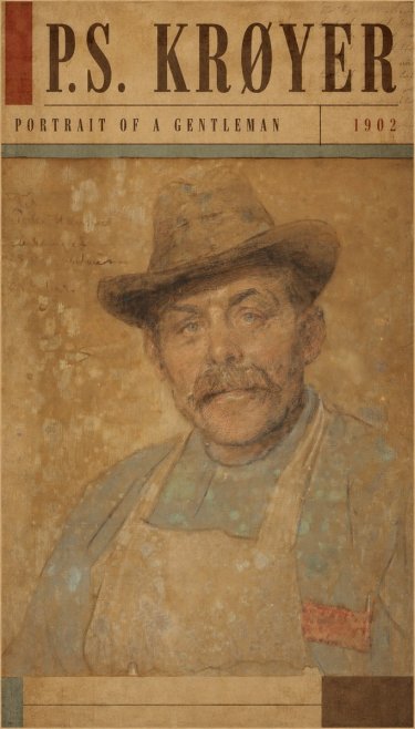 P.S. Krøyer Portrait of a Gentleman No4 - Juliste