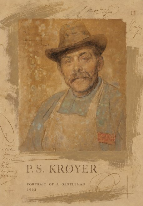 P.S. Krøyer Portrait of a Gentleman No5 - Juliste