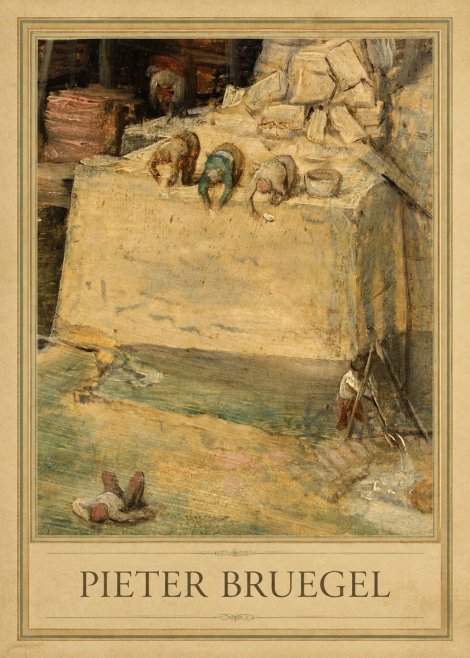 Pieter Bruegel Figures on the Embankment No5 - Juliste