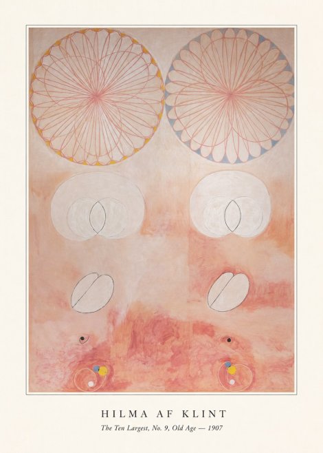 Hilma af Klint The Ten Largest, No. 9, Old Age – 1907 No4 - Juliste
