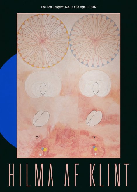 Hilma af Klint The Ten Largest, No. 9, Old Age – 1907 No6 - Juliste