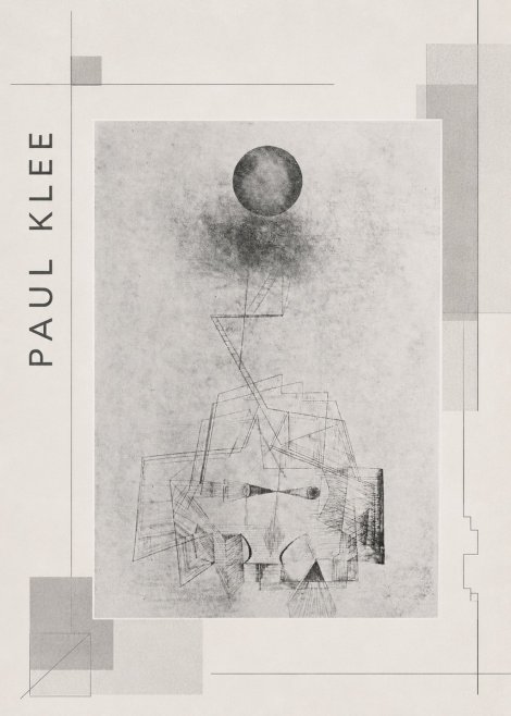 Paul Klee Abstract Study with Sphere and Ladder No2 - Juliste