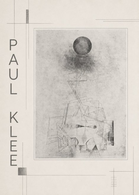 Paul Klee Abstract Study with Sphere and Ladder No4 - Juliste