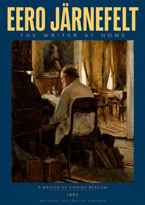 Eero Järnefelt The Writer at Home No3 - Juliste