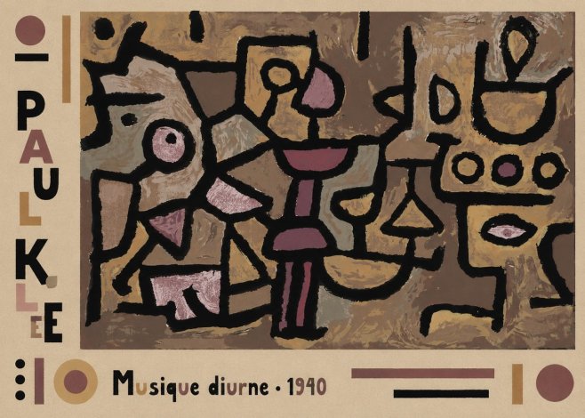 Paul Klee Musique Diurne No3 - Juliste