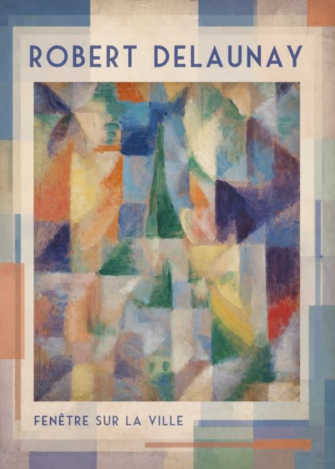 Robert Delaunay Fenêtre Sur La Ville No1 - Juliste
