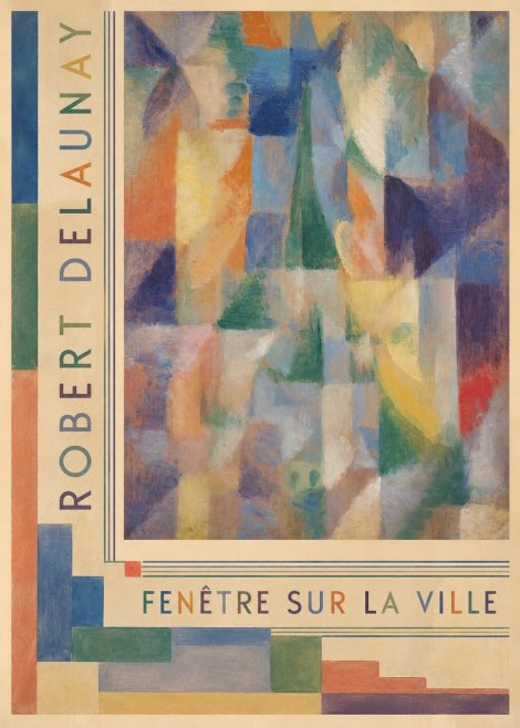 Robert Delaunay Fenêtre Sur La Ville No2 - Juliste