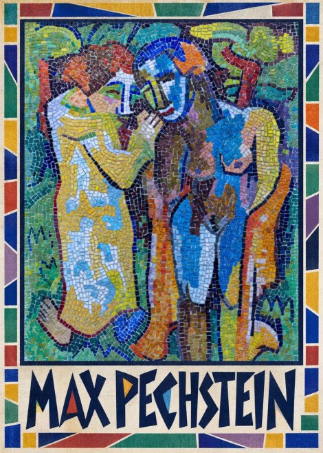 Max Pechstein Couple in Mosaic No3 - Juliste