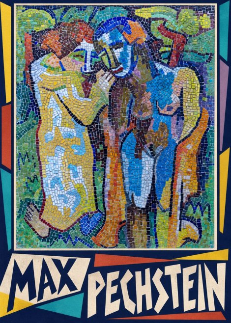 Max Pechstein Couple in Mosaic No6 - Juliste
