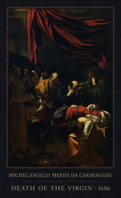 Michelangelo Merisi da Caravaggio Death of the Virgin No1 - Juliste