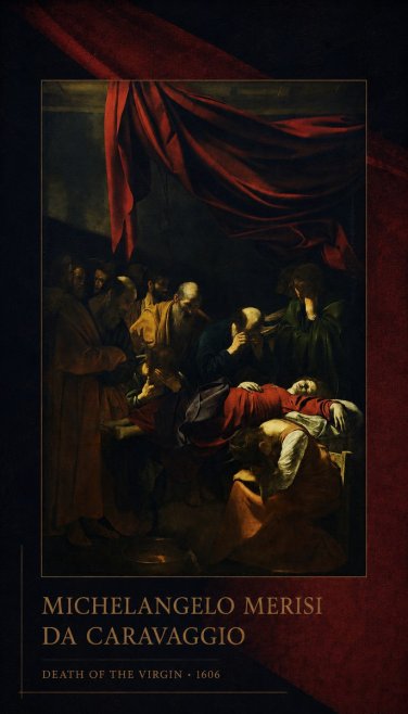 Michelangelo Merisi da Caravaggio Death of the Virgin No2 - Juliste