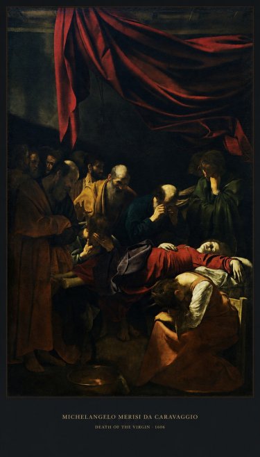 Michelangelo Merisi da Caravaggio Death of the Virgin No5 - Juliste