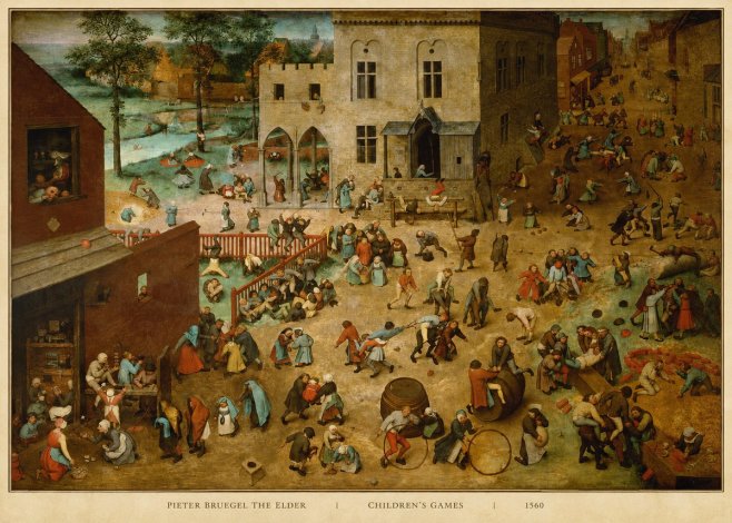 Pieter Bruegel Children's Games II No5 - Juliste