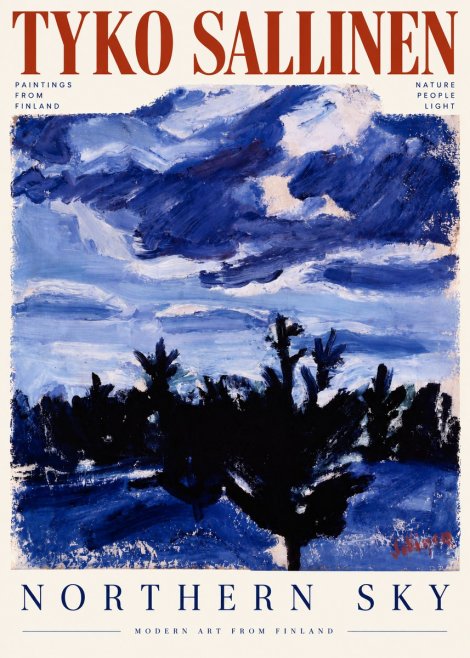 Tyko Sallinen Northern Sky No5 - Juliste
