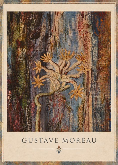 Gustave Moreau Fleur Mystérieuse No4 - Juliste