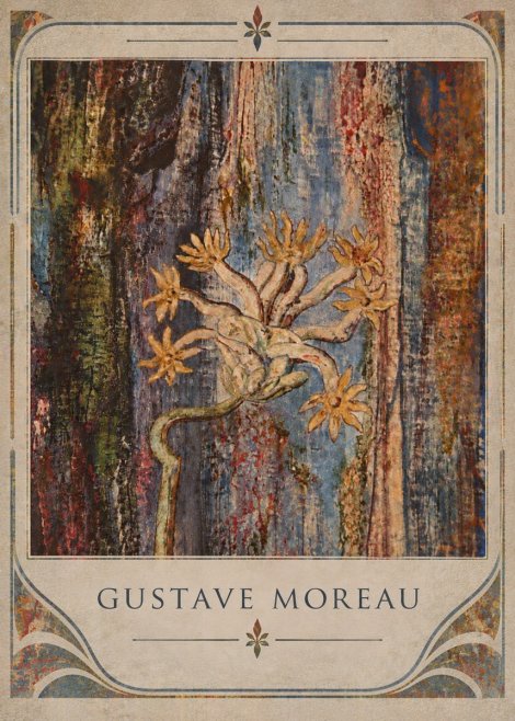 Gustave Moreau Fleur Mystérieuse No5 - Juliste