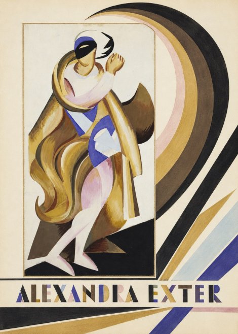 Alexandra Exter Art Deco Figure No4 - Juliste