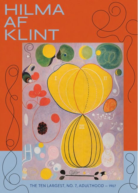 Hilma af Klint The Ten Largest, No. 7, Adulthood No4 - Juliste