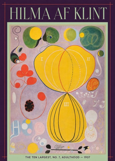 Hilma af Klint The Ten Largest, No. 7, Adulthood No6 - Juliste