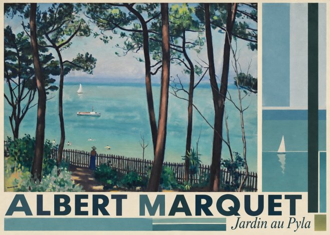Albert Marquet Jardin Au Pyla No5 - Juliste